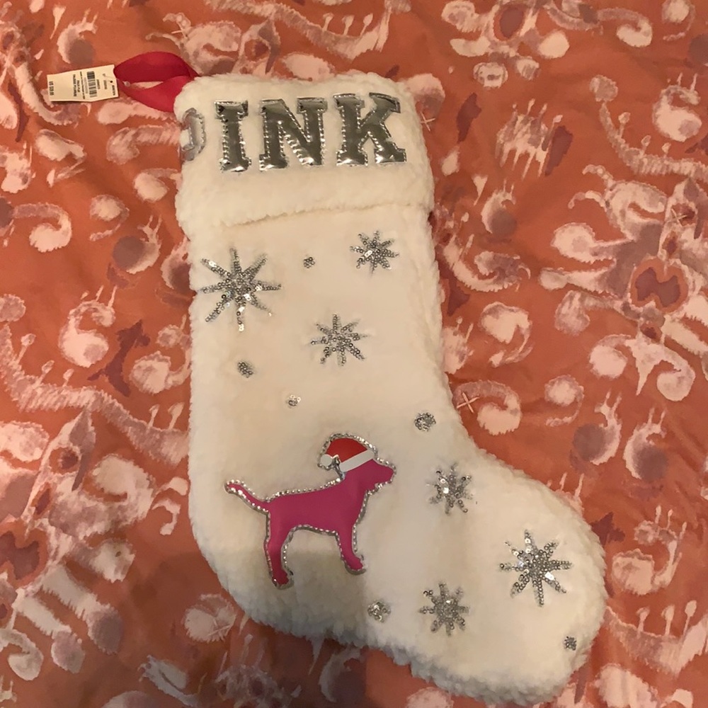 COPY - NWT VS Pink Xmas stocking